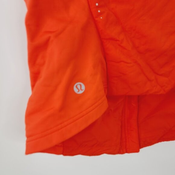 Lululemon Women's Red Down For It Sleeveless Filled Puffer Vest Size 4 - Picture 4 of 6